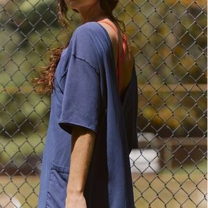 Free People Movement Hot Shot Tee Romper.